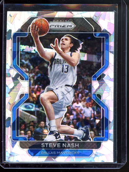 Steve Nash Cracked Ice I 2021-22 Panini Prizm