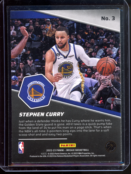 Stephen Curry Breakaway I 2022-23 Panini Mosaic