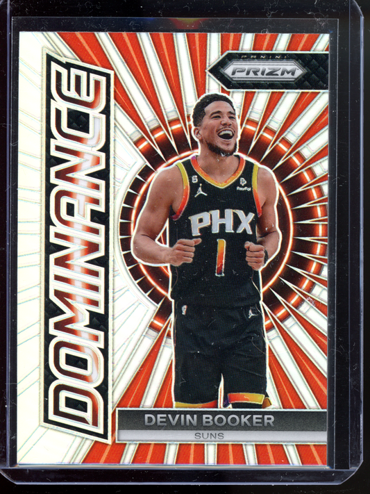 Devin Booker Dominance Silver I 2023-24 Panini Prizm