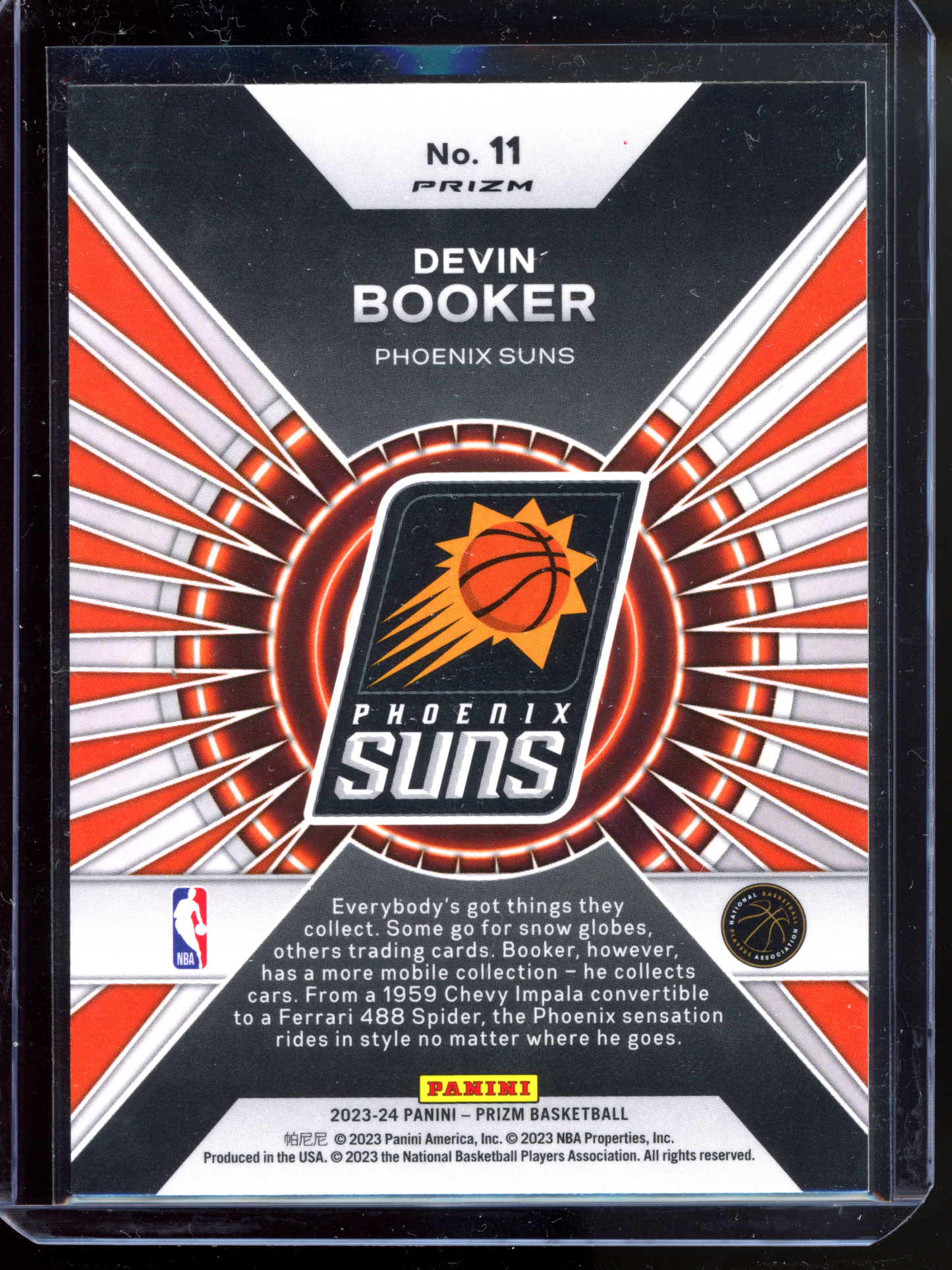 Devin Booker Dominance Silver I 2023-24 Panini Prizm