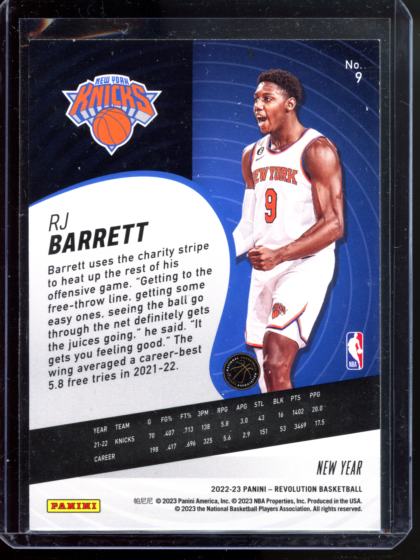 RJ Barrett Revolution Chinese New Year I 2022-23 Panini Revolution