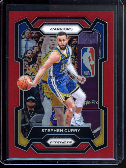 Stephen Curry Red - Limitiert auf 299 I 2023-24 Panini Prizm