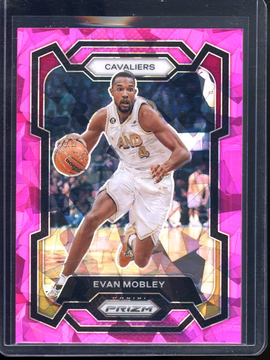 Evan Mobley Pink Ice I 2023-24 Panini Prizm