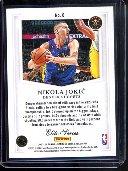 Nikola Jokic Elite Series I 2023-24 Panini Donruss Elite