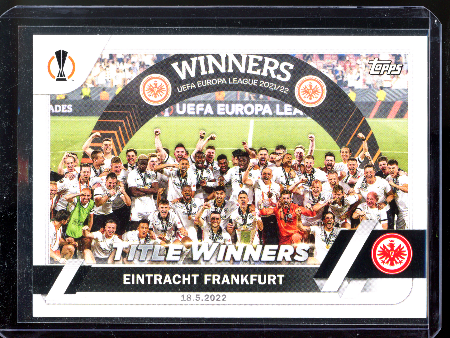 Eintracht Frankfurt Title Winners I 2022-23 Topps UEFA Club Competitions