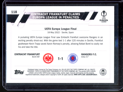 Eintracht Frankfurt Title Winners I 2022-23 Topps UEFA Club Competitions