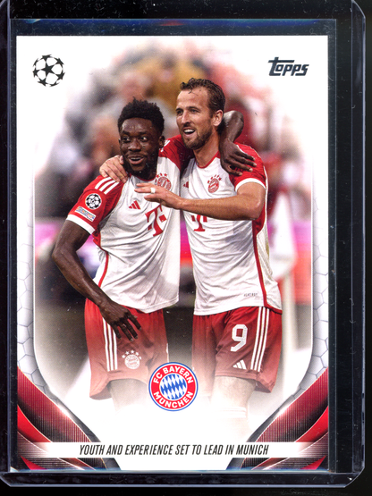 Harry Kane & Alphonso Davies I 2023-24 Topps UEFA Club Competitions