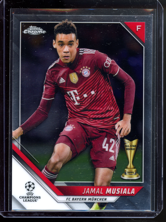 Jamal Musiala All-Star Rookie I 2021-22 Topps Chrome UEFA Champions League