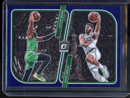 Jayson Tatum & Jaylen Brown Optical Illusions I 2023-24 Panini Donruss Optic