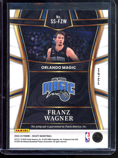 Franz Wagner Autogramm Signature Selections I 2022-23 Panini Select