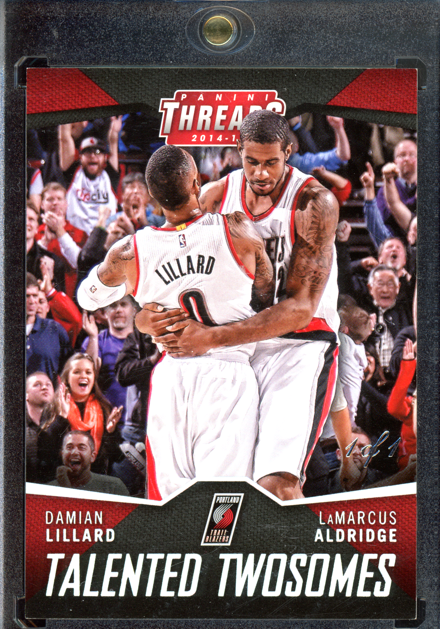 Damian Lillard & LaMarcus Aldridge Talented Twosomes 1/1 - Einmalig auf der Welt! I 2014-15 Panini Threads