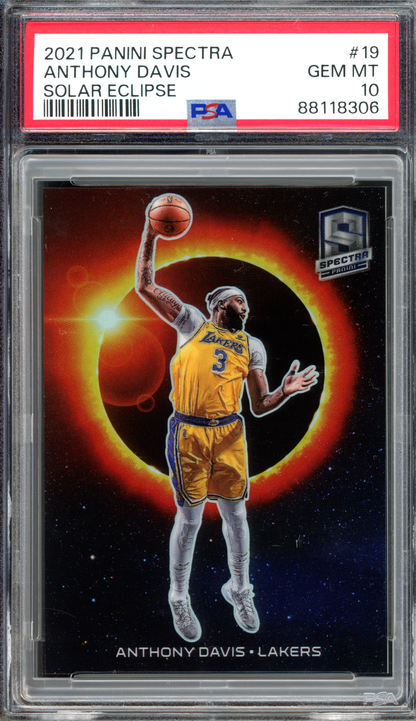 Anthony Davis Solar Eclipse PSA 10 I 2021-22 Panini Spectra