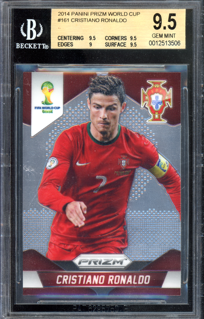 Cristiano Ronaldo World Cup BGS 9.5 I 2014-15 Panini Prizm