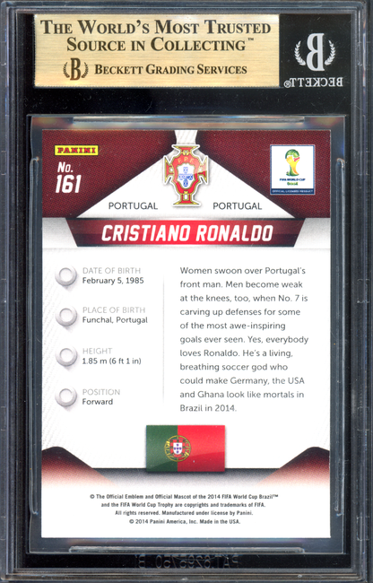 Cristiano Ronaldo World Cup BGS 9.5 I 2014-15 Panini Prizm