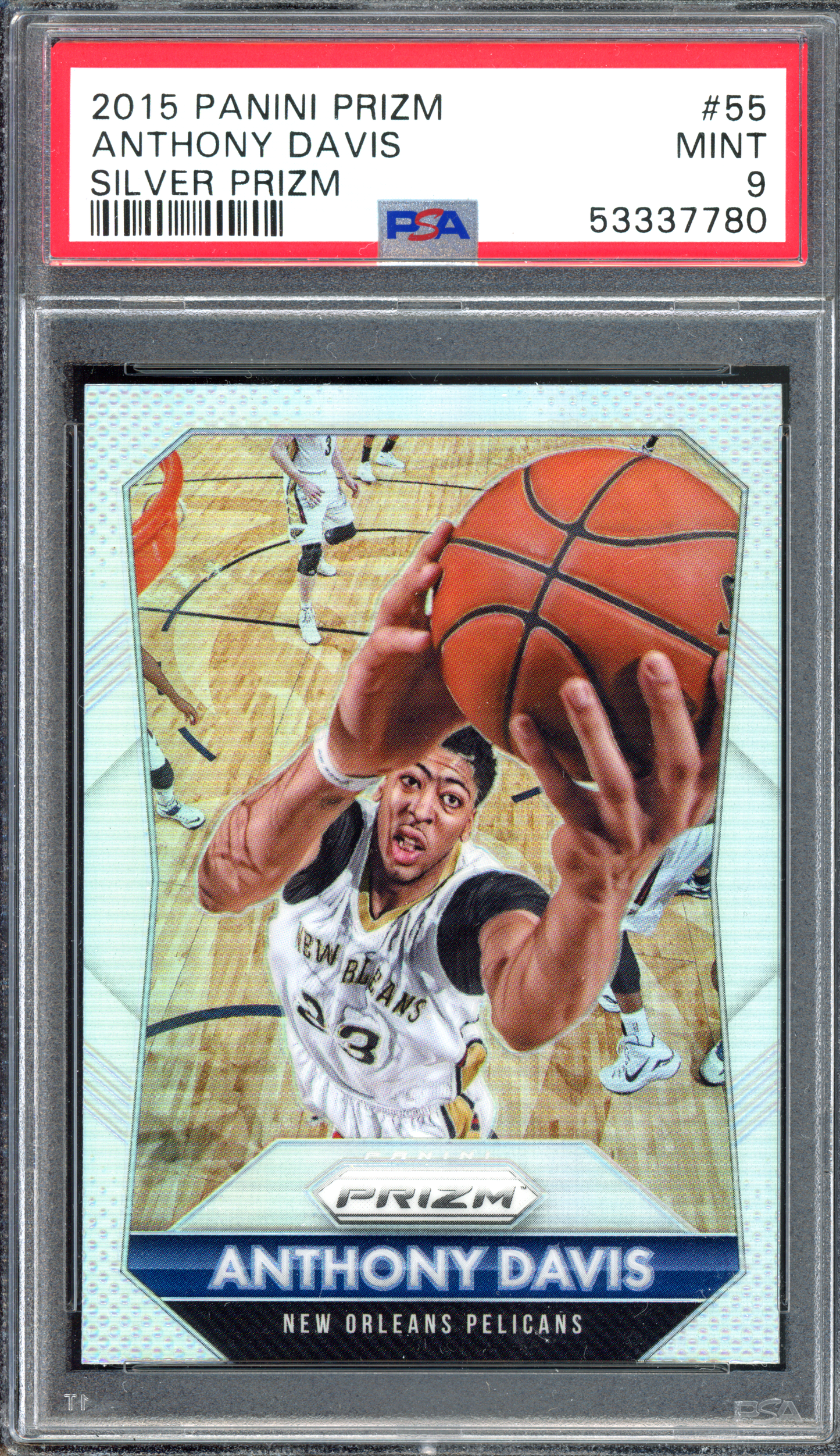 Anthony Davis Silver PSA 9 I 2015-16 Panini Prizm