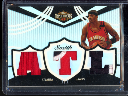 Josh Smith Triple Threads 1/1 mit Trikotstück - Einmalig auf der Welt! I 2006-07 Topps