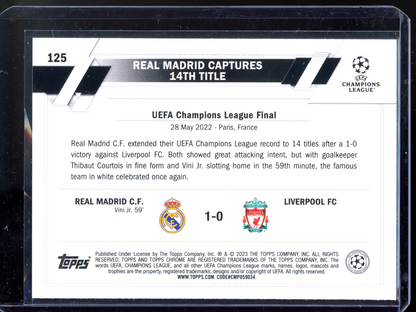 Real Madrid Title Winners Inferno Variation I 2022-23 Topps UEFA Club Competitions