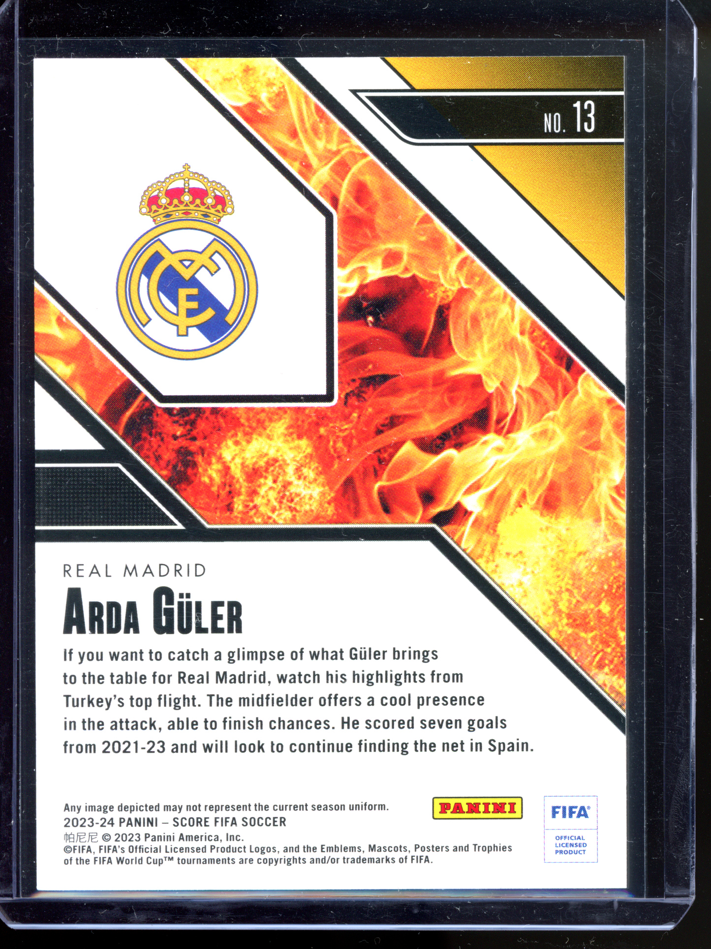 Arda Güler Hot Rookies I 2023-24 Panini Score