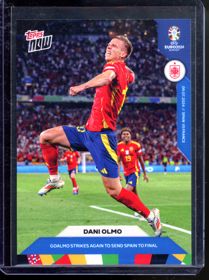 Dani Olmo - Goalmo strikes again to send Spain to Final I 2024 Topps Now