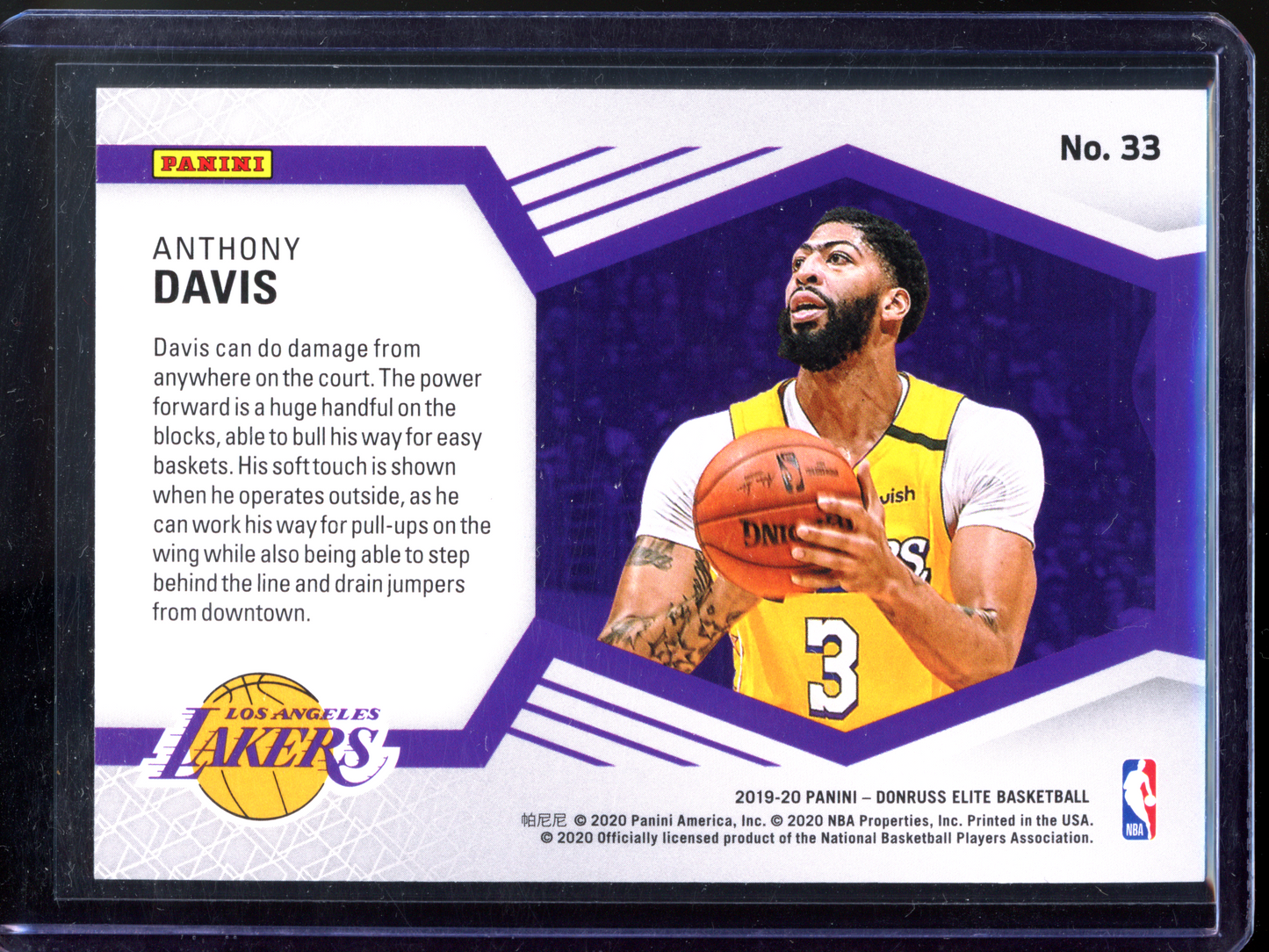 Anthony Davis Spellbound - 2019-20 Panini Donruss Elite