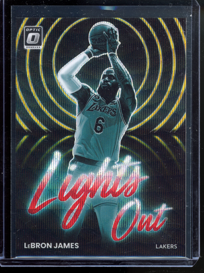 LeBron James Lights Out - Limitiert auf 99 I 2022-23 Panini Donruss Optic