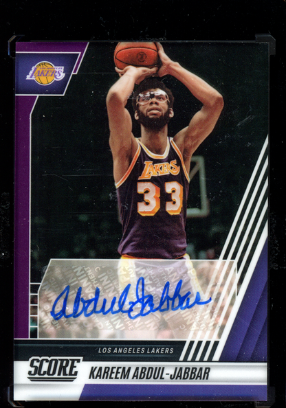 Kareem Abdul-Jabbar Autogramm - Limitiert auf 49 I 2022-23 Panini Chronicles Score