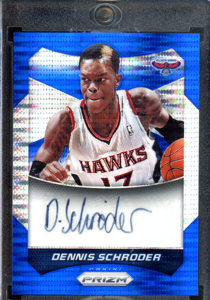 Dennis Schröder Autogramm - Limitiert auf 249 I 2014-15 Panini Prizm