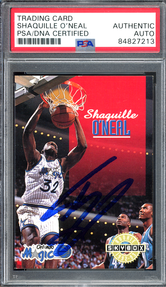 Shaquille O'Neal Rookie Autogramm - Authentifiziert von PSA I 1992-93 Skybox