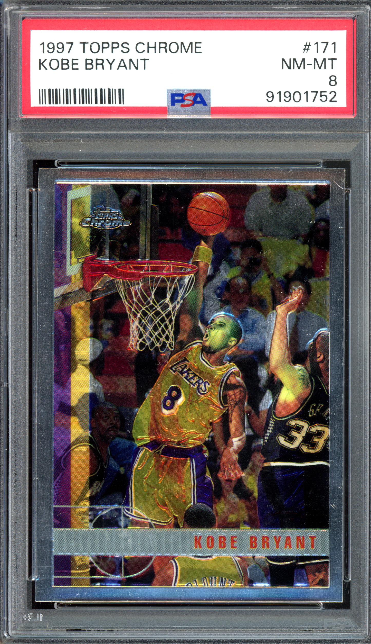 Kobe Bryant PSA 8 I 1997-98 Topps Chrome