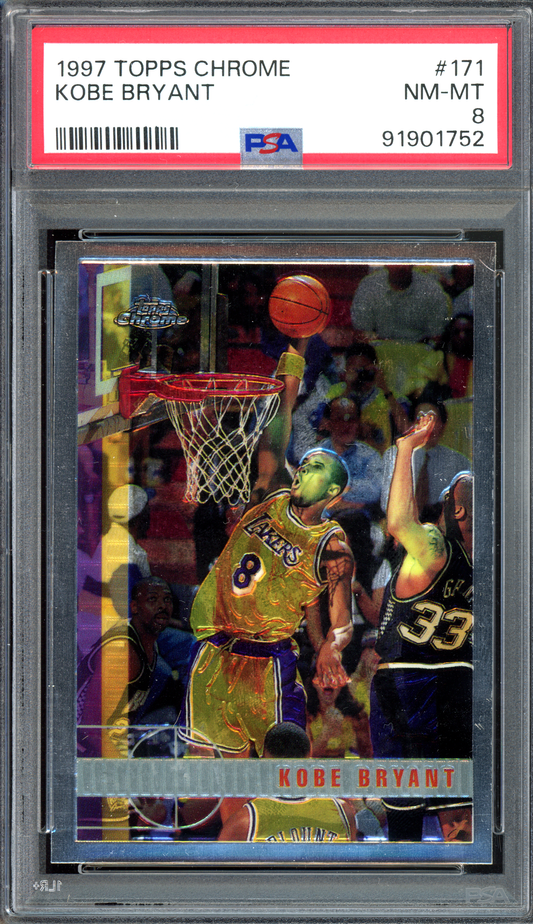 Kobe Bryant PSA 8 I 1997-98 Topps Chrome