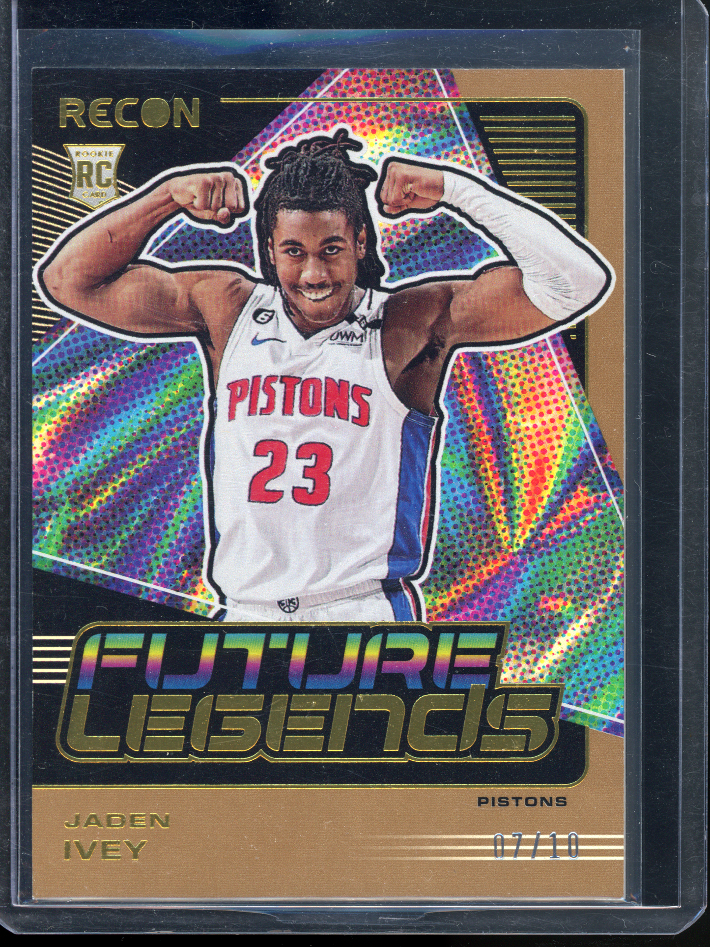 Jaden Ivey Future Legends Gold Rookie I Limitiert auf 10 I 2022-23 Panini Recon