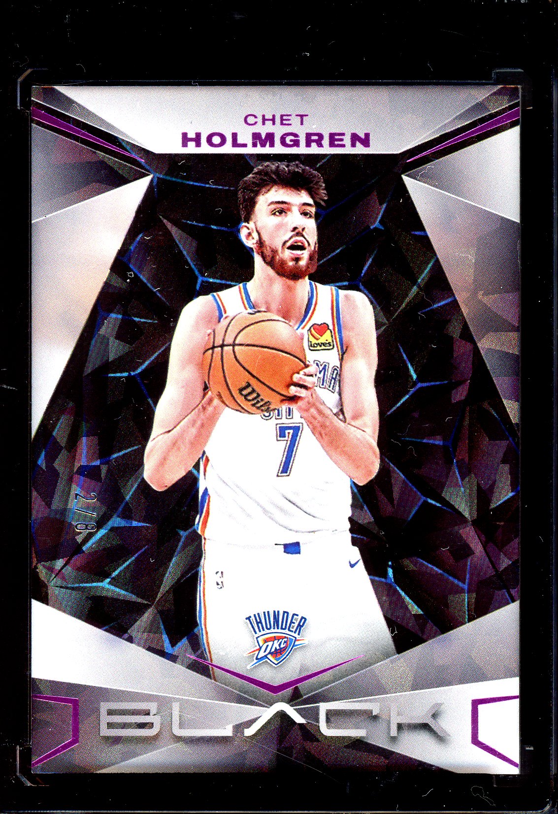 Chet Holmgren - Limitiert auf 8 - 2023-24 Panini Black