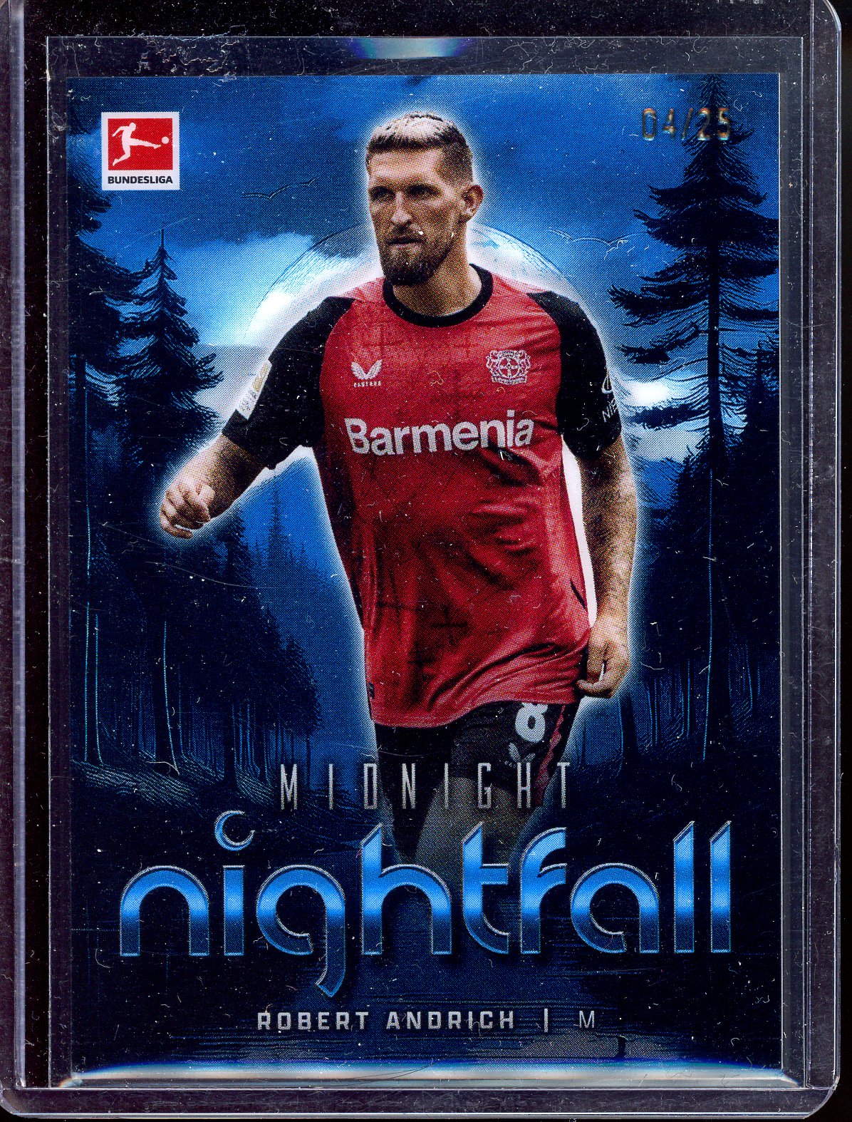 Robert Andrich Nightfall - Limitiert auf 25 - 2025 Topps Midnight